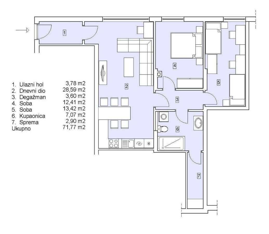 Apartments Mobine Меткович Екстер'єр фото